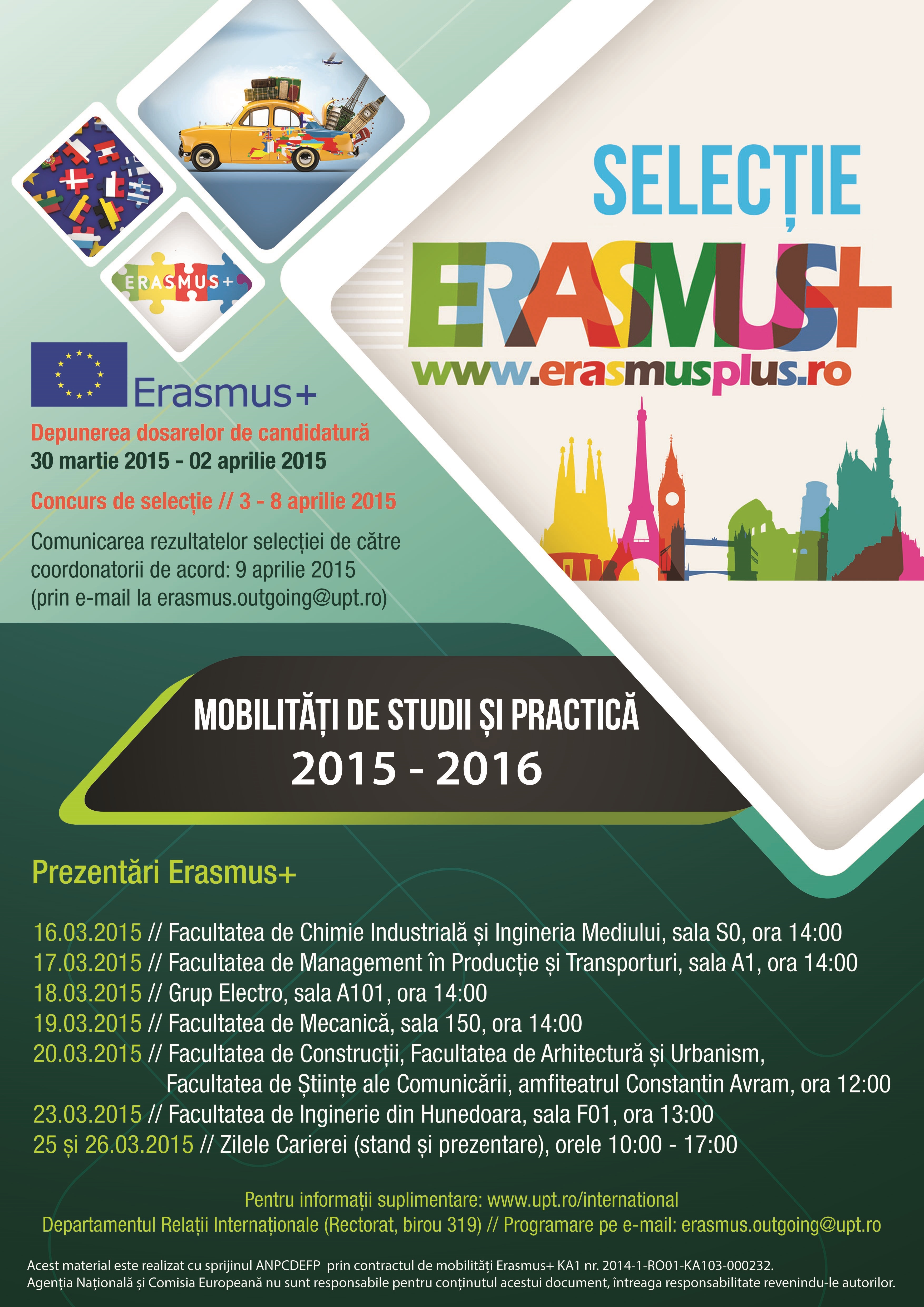 Afis Erasmus+ 2015-2016